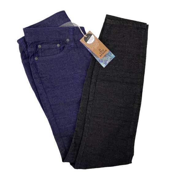 prAna Indigo Jett Pant Low Rise Fitted Ombre Ankle Jeans Size 4 27" Waist - Picture 7 of 14